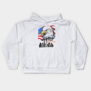 Vintage Style 9/11 Kids Hoodie